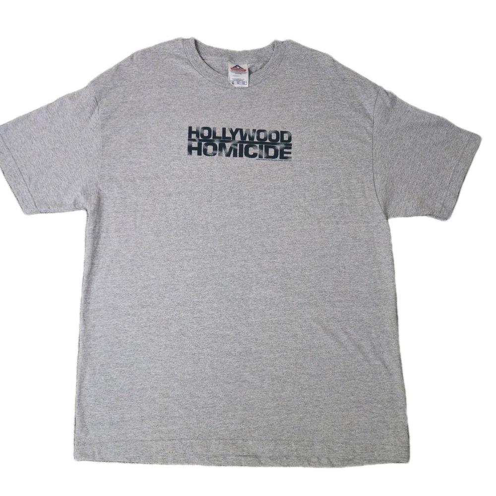 Vintage 00s Y2K Hollywood Homicide T-Shirt Movie Film 2003 Harrison Ford XL